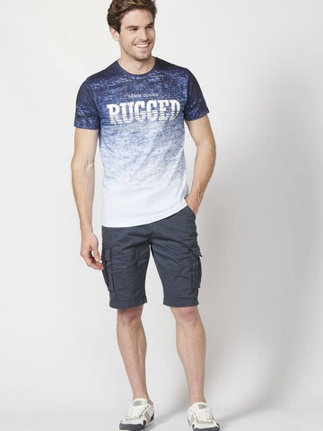 KOROSHI T-Shirt in Blau