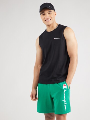 Champion Authentic Athletic Apparel Majica | črna barva: sprednja stran