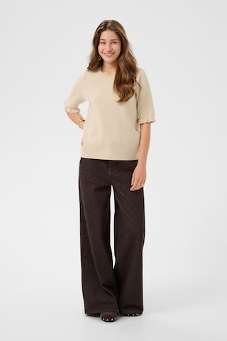 Cream Sweter 'Dela' w kolorze brązowy