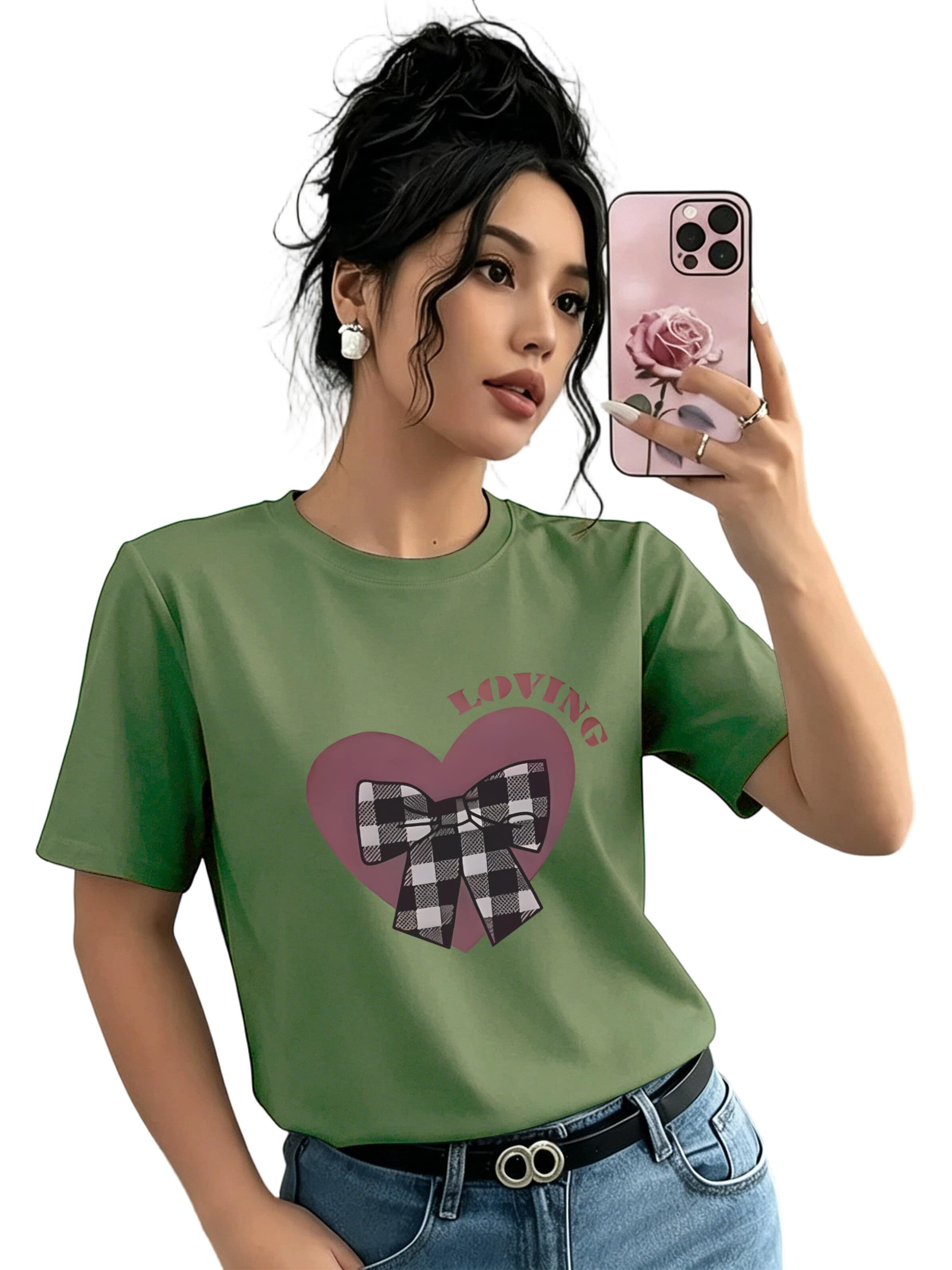 GORHEY Shirt in Groen: voorkant