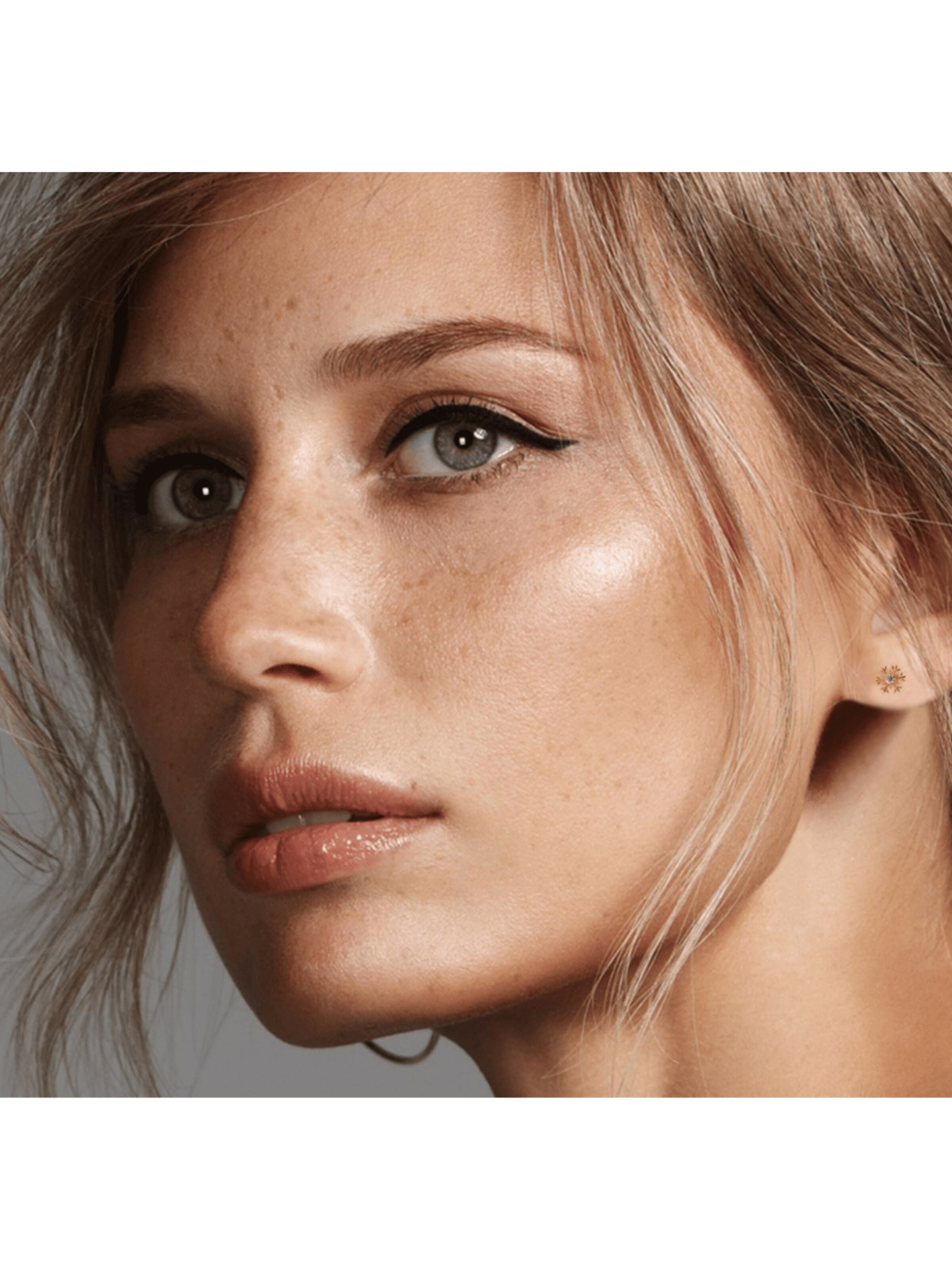 ARS-ARGENTI Earrings 'HERE COMES THE SNOWFLAKE' in Gold