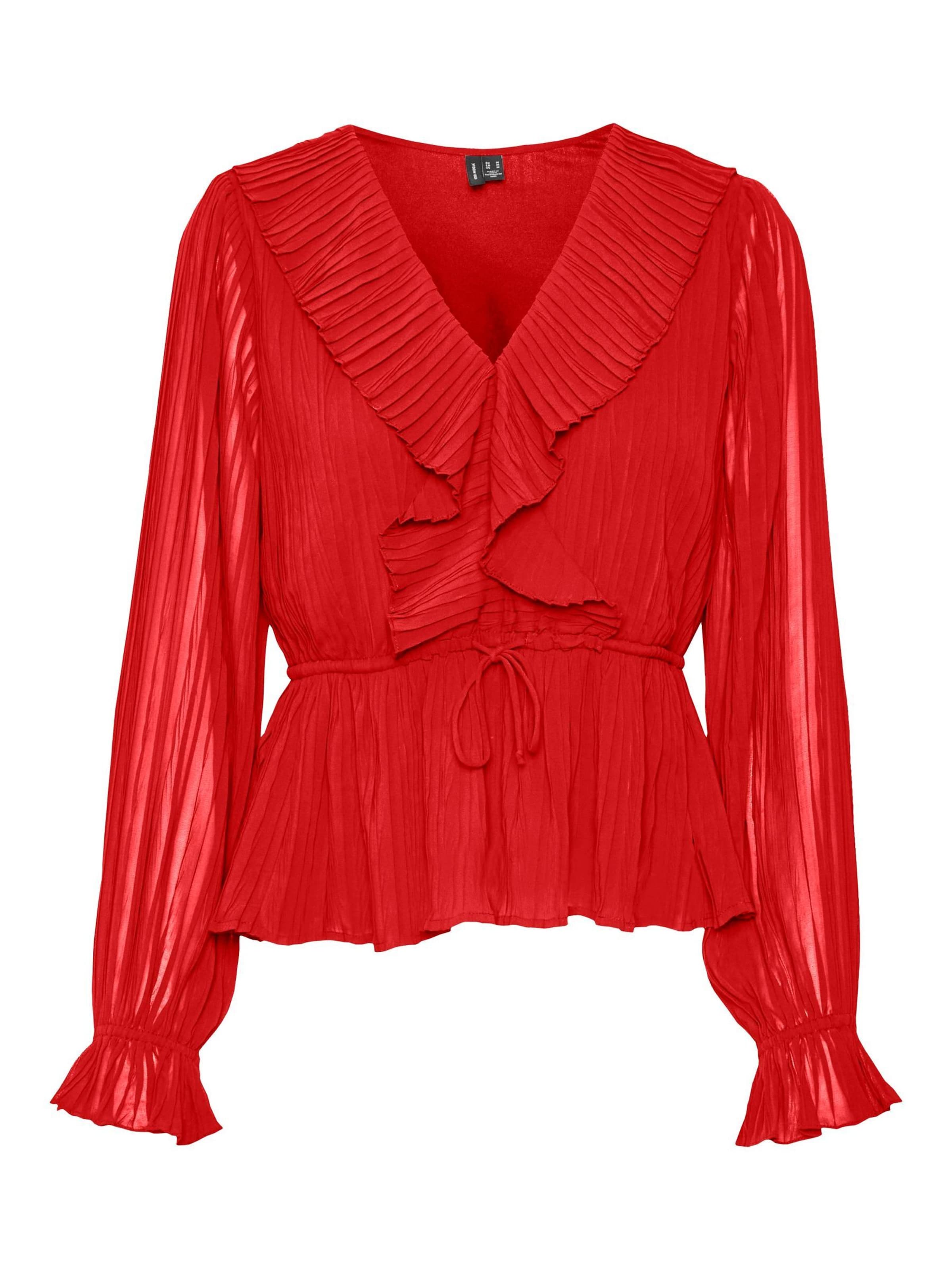 VERO MODA - Blusa 'VMDora' en rojo: frente