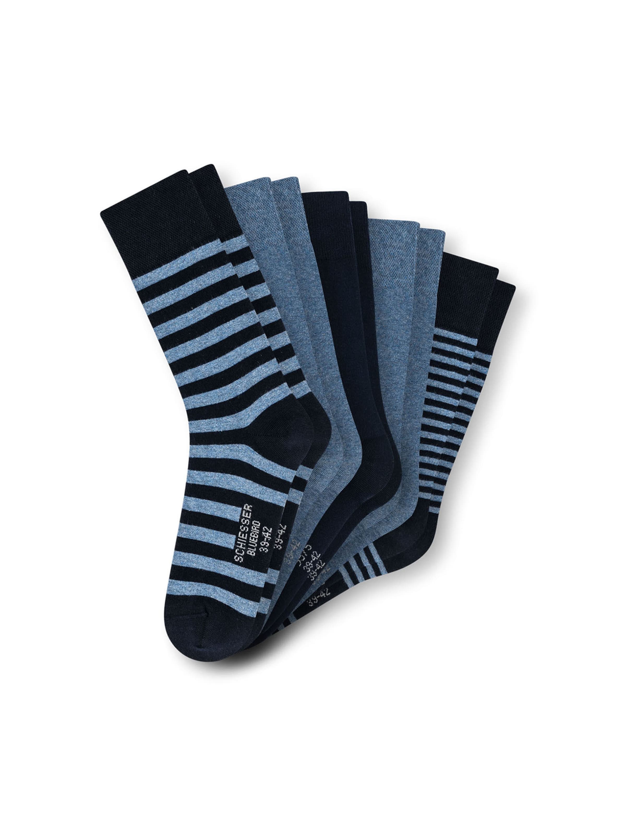 SCHIESSER Sokken ' Bluebird ' in Blauw
