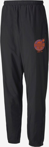 PUMA Workout Pants 'The Hundreds' in Black: front