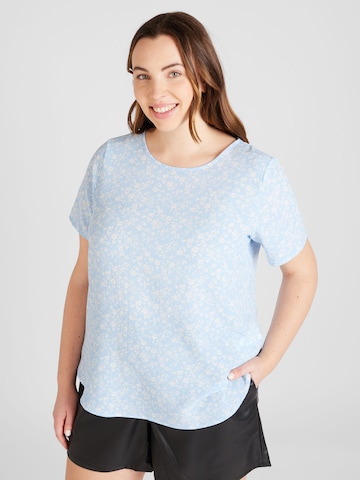 ONLY Carmakoma Blouse 'Vica' in Blue: front