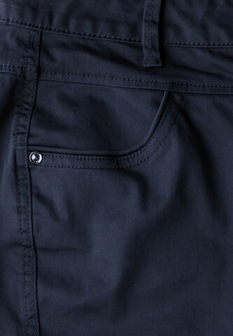 STREET ONE Slimfit Hose in Blau
