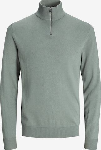 JACK & JONES Свитер 'JJEEmil' в Зеленый: спереди