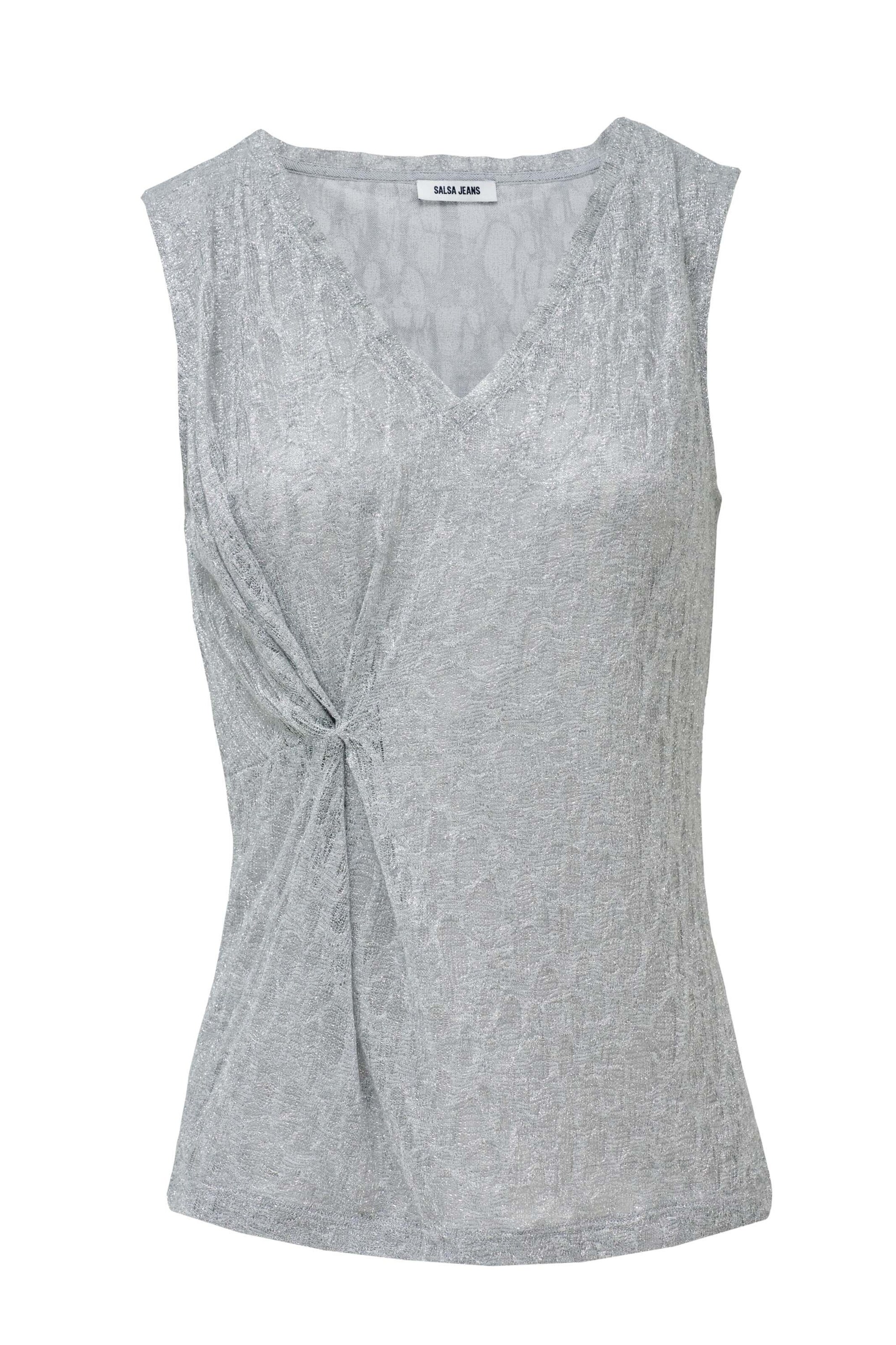 Salsa Jeans Top in Grey: front