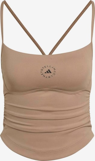 ADIDAS BY STELLA MCCARTNEY Urheilutoppi värissä cappuccino / musta, Tuotenäkymä