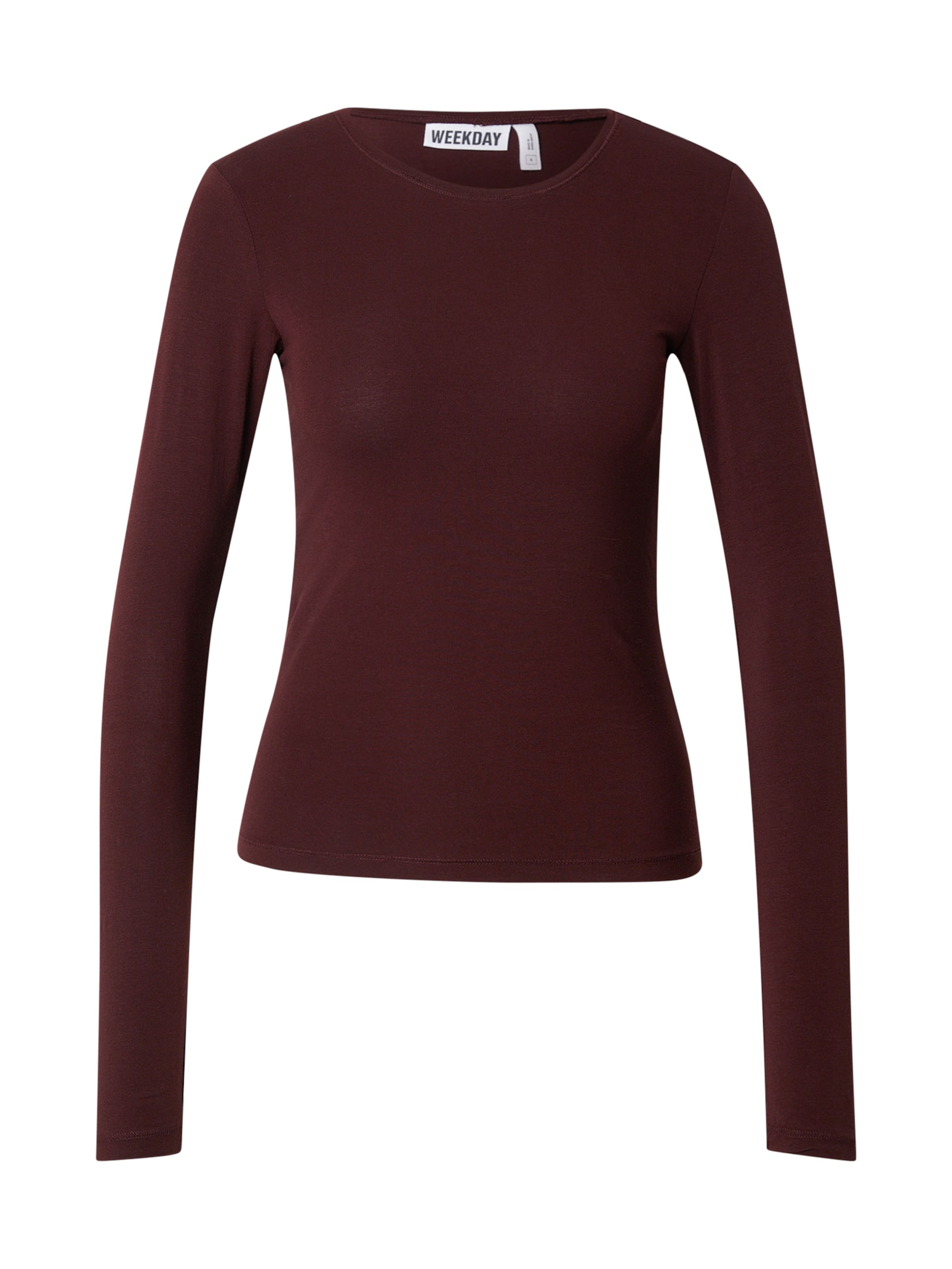 WEEKDAY Shirt in Burgundy, Item view