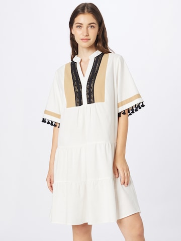 Ipekyol Shirt Dress in White: front
