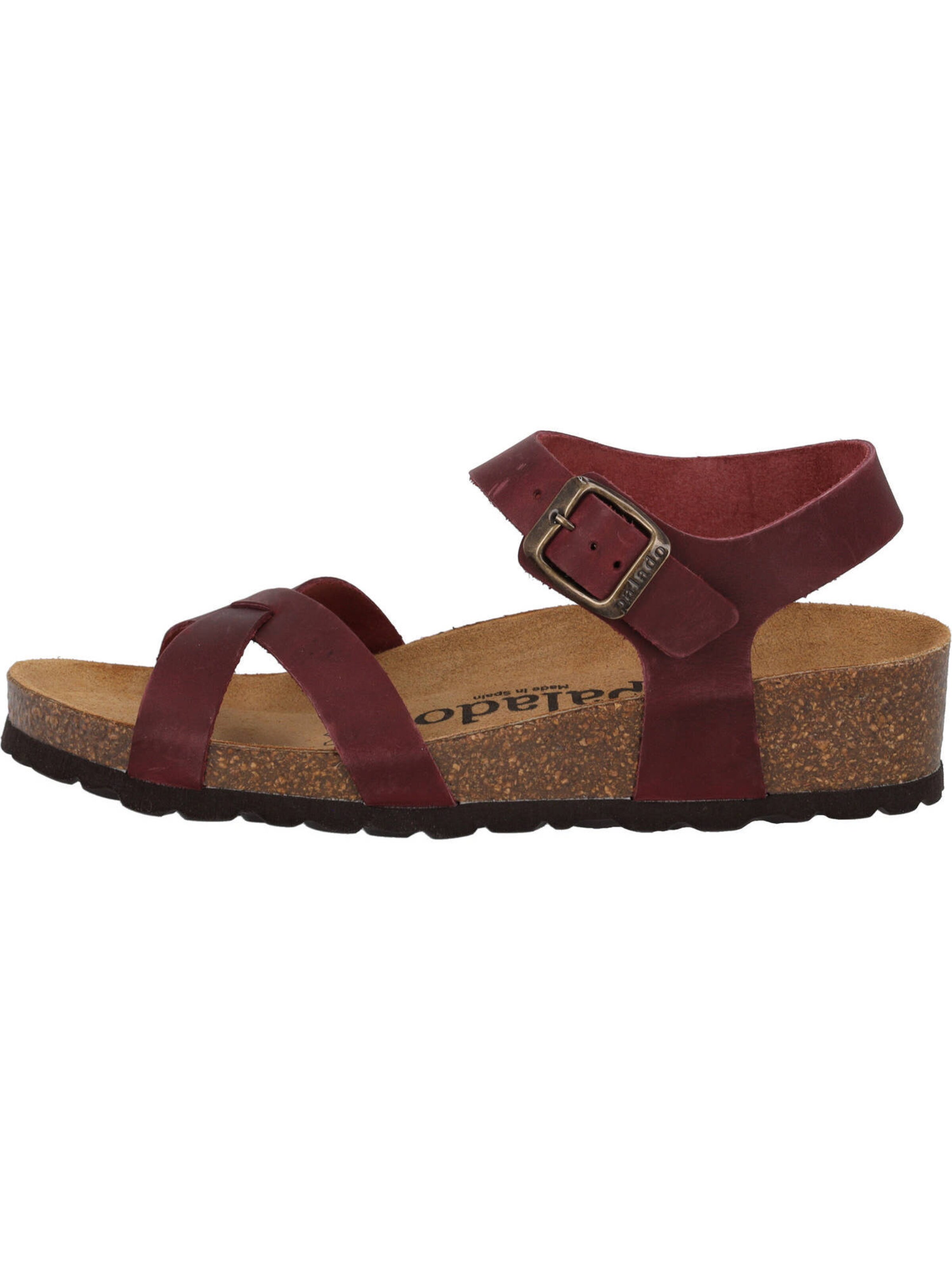 Palado Sandale 'Ronda' in Rot: Vorderseite