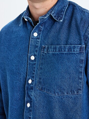 Dxnmxrk Shirt 'DXFabian' in Blauw