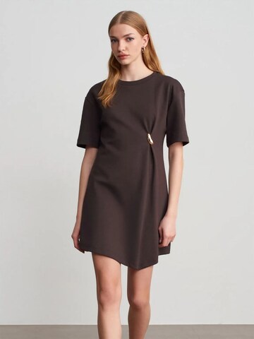 Dilvin Dress in Brown