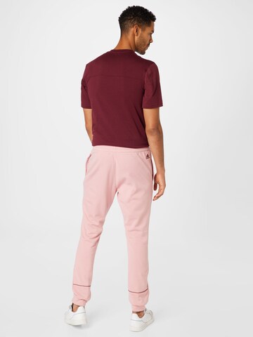 ADIDAS PERFORMANCE Tapered Sportbroek 'Harden Foundation' in Roze