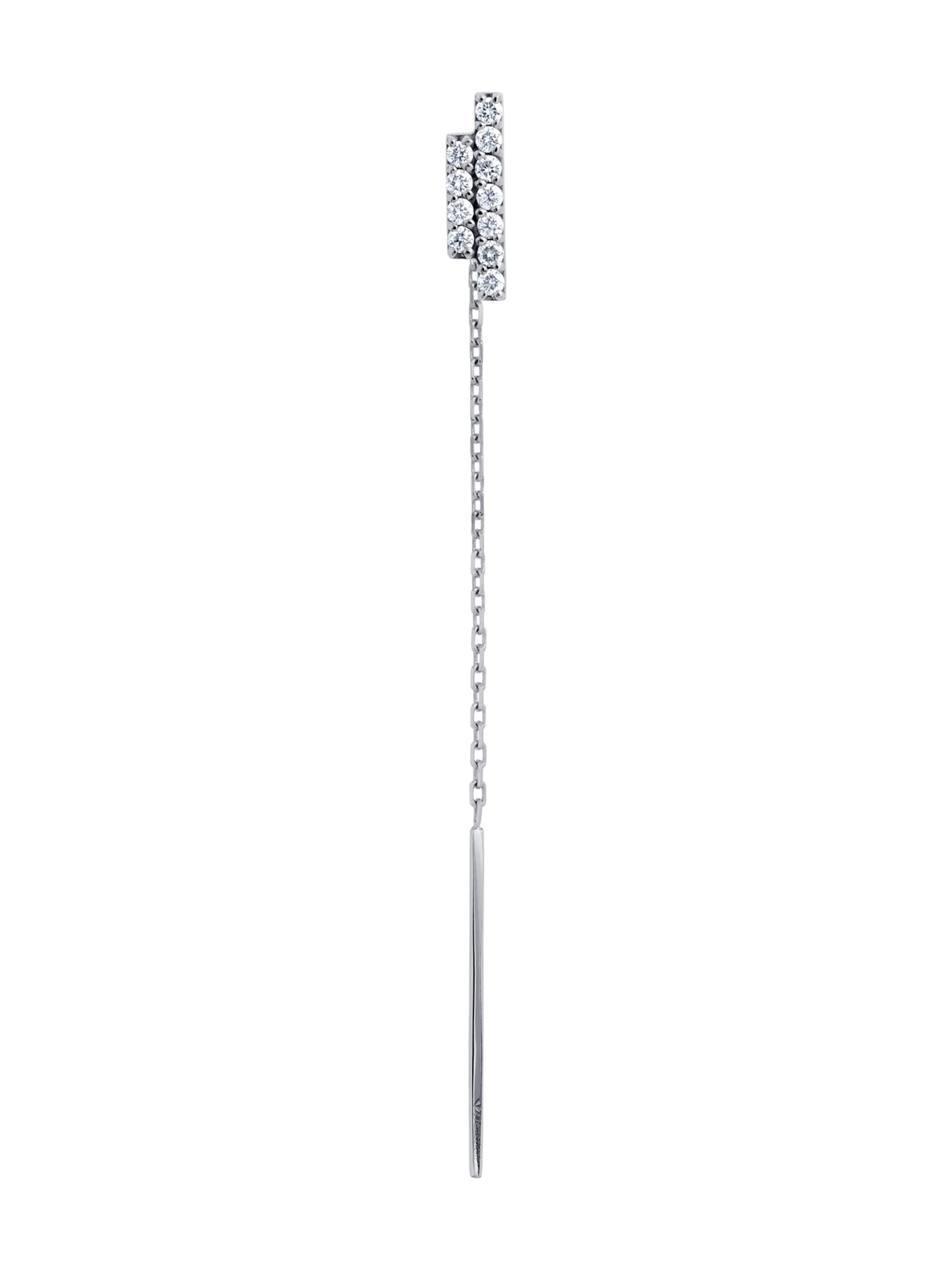 Boucles d'oreilles 'Diamond' 57emozioni en argent : devant