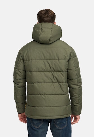 INDICODE JEANS Winterjas 'Hebero' in Groen