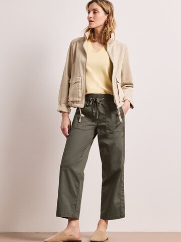 STREET ONE Tapered Nadrág - zöld