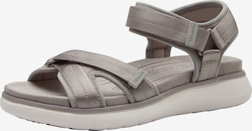Sandales TAMARIS en gris : devant