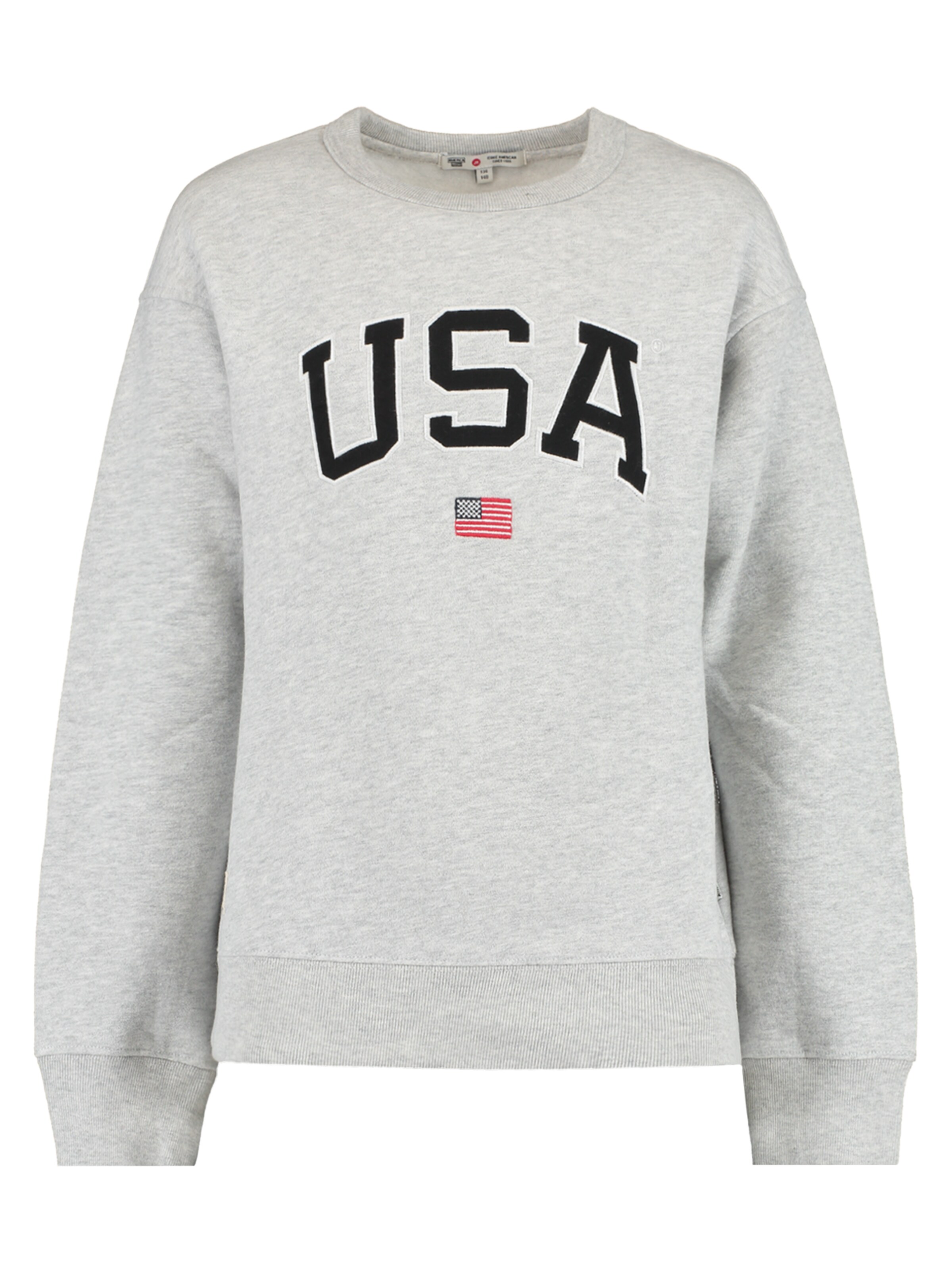 Sweat-shirt America Today en gris : devant