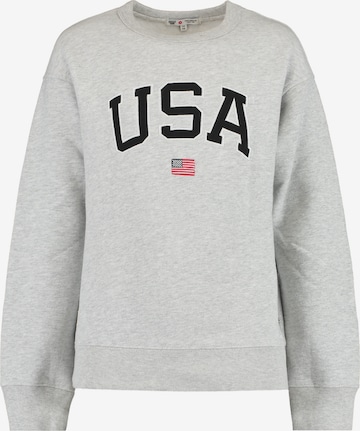 Sweat-shirt America Today en gris : devant