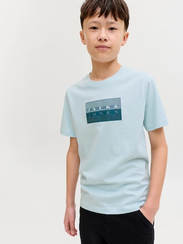 Jack & Jones Junior Shirt 'JCOFUSION DOTS' in Blue