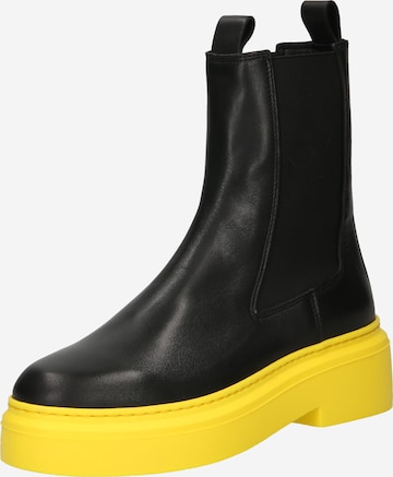 Garment Project Chelsea boots 'June' in Zwart: voorkant