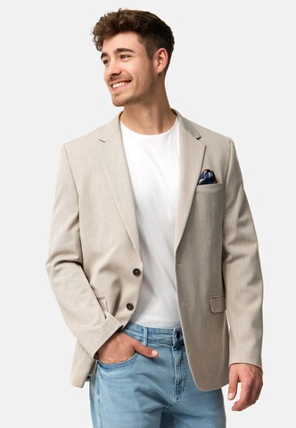 JEFF Regular fit Colbert 'Lyle' in Beige: voorkant