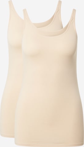 SCHIESSER Undershirt '95/5' in Beige: front