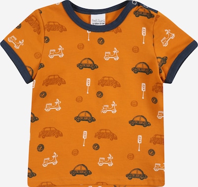 Fred's World by GREEN COTTON Majica 'City' | temno modra / temno oranžna / bela barva, Prikaz izdelka