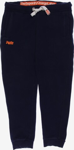 Superdry Pants in 33 in Blue: front