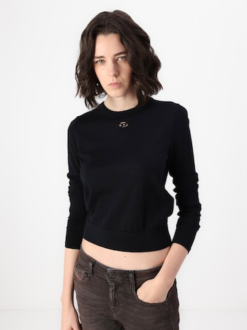 DIESEL Пуловер 'ALINESA' в черно