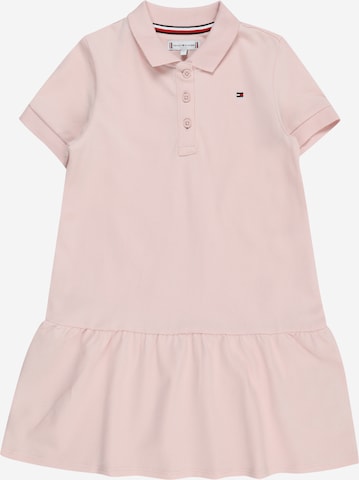 TOMMY HILFIGER Kleid 'ESSENTIAL' in Pink: predná strana