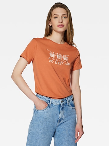Mavi Shirt 'NO SLEEP CLUB' in Orange: predná strana