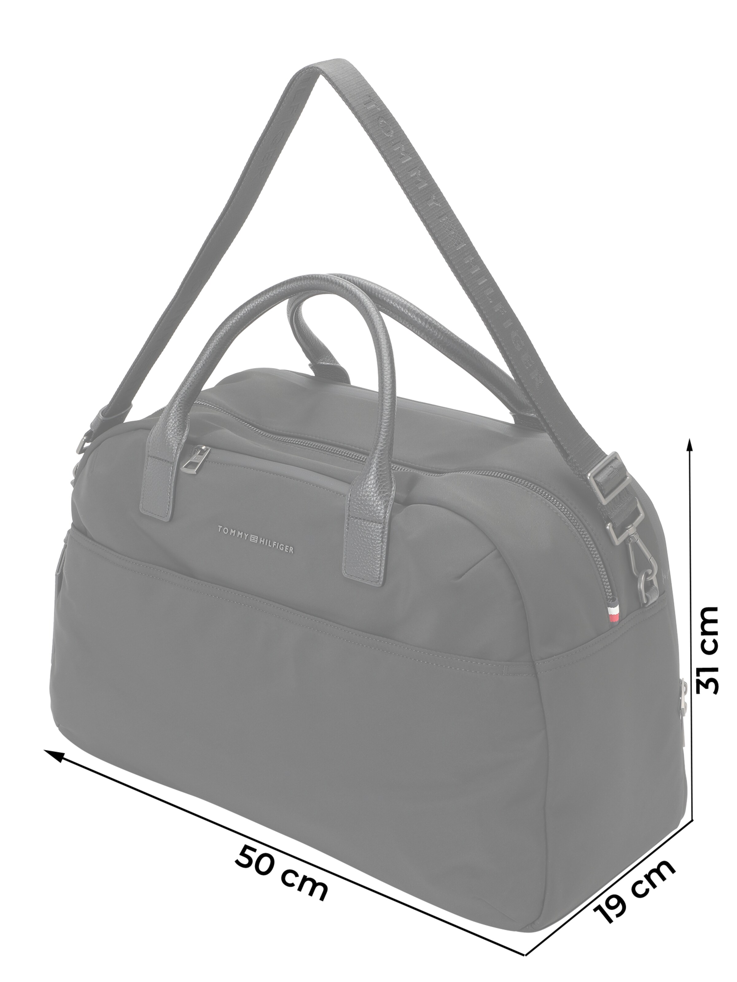 TOMMY HILFIGER Weekender in Schwarz