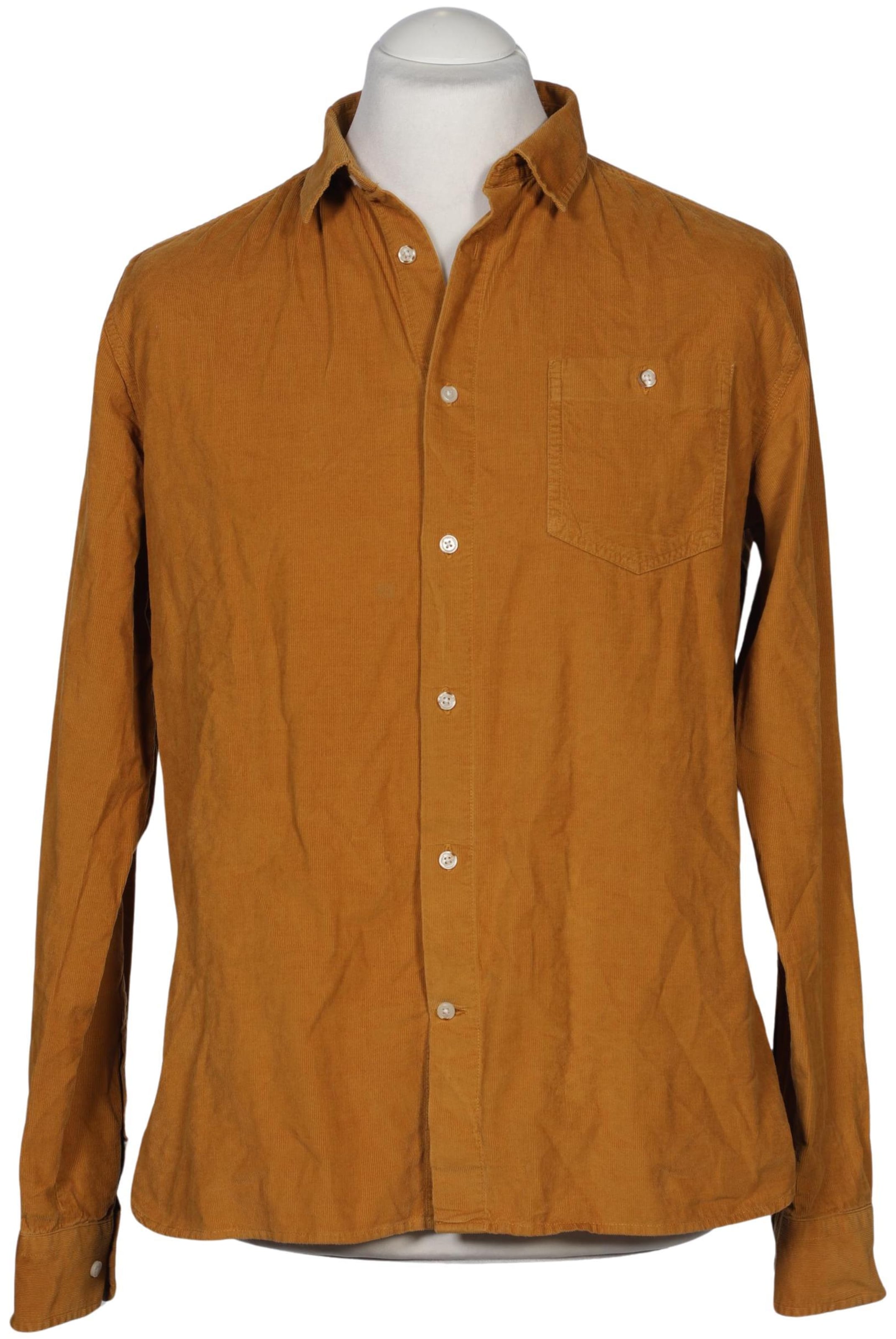 KnowledgeCotton Apparel Button Up Shirt in L in Orange: front