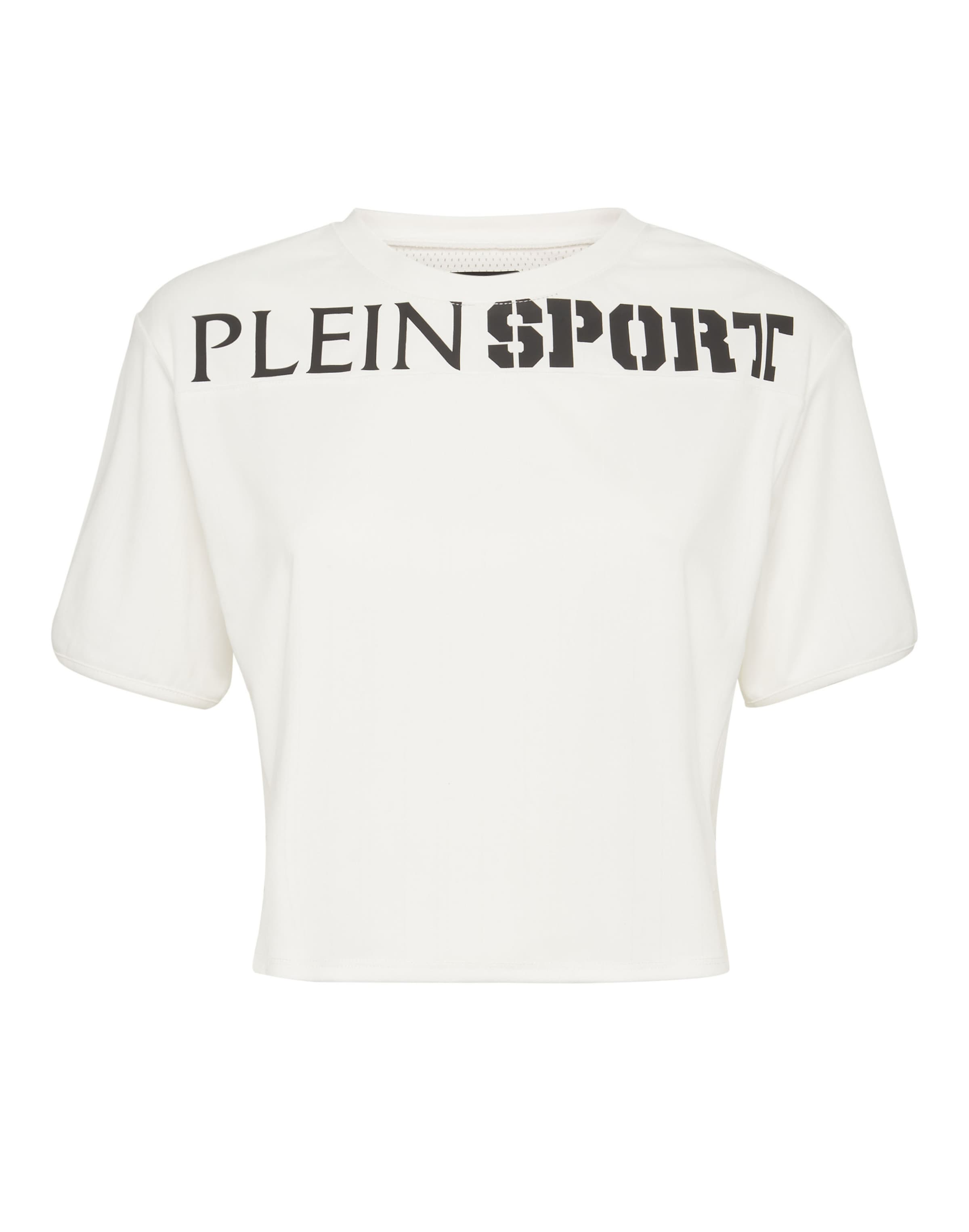 Plein Sport T-shirt en noir / blanc, Vue avec produit