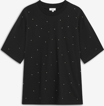 Twist Shirt in Schwarz: Vorderseite