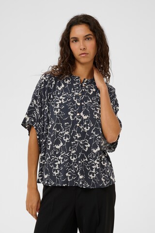 Chemisier 'SLArjana' SOAKED IN LUXURY en noir : devant