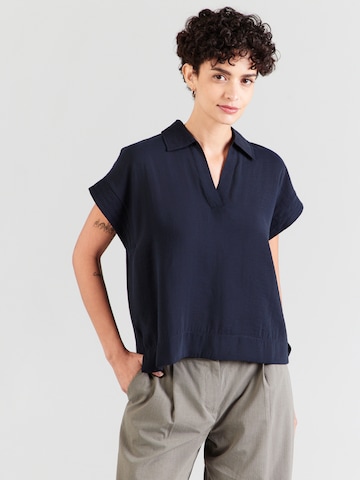 OPUS Blouse 'Sinula' in Blue: front