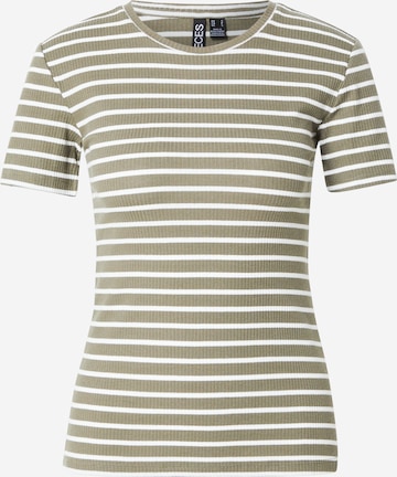 PIECES T-shirt 'PCRUKA' i grön: framsida