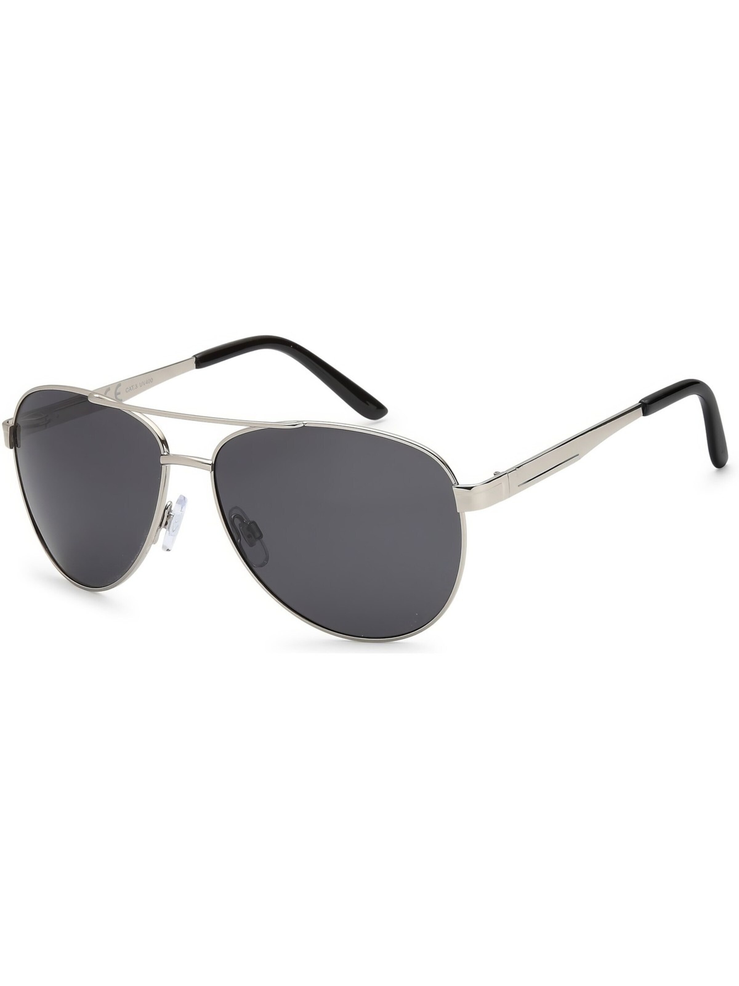 styleBREAKER Sunglasses in Grey: front