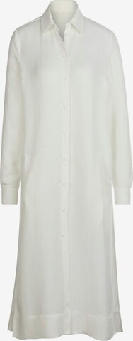 tRUE STANDARD Longbluse Linen in Grau: predná strana