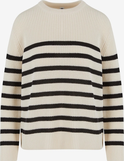 Urban Classics Pulover u ecru/prljavo bijela / crna, Pregled proizvoda