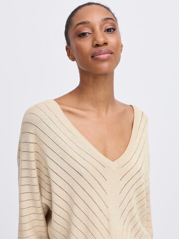 b.young Trui 'BYMobbe' in Beige