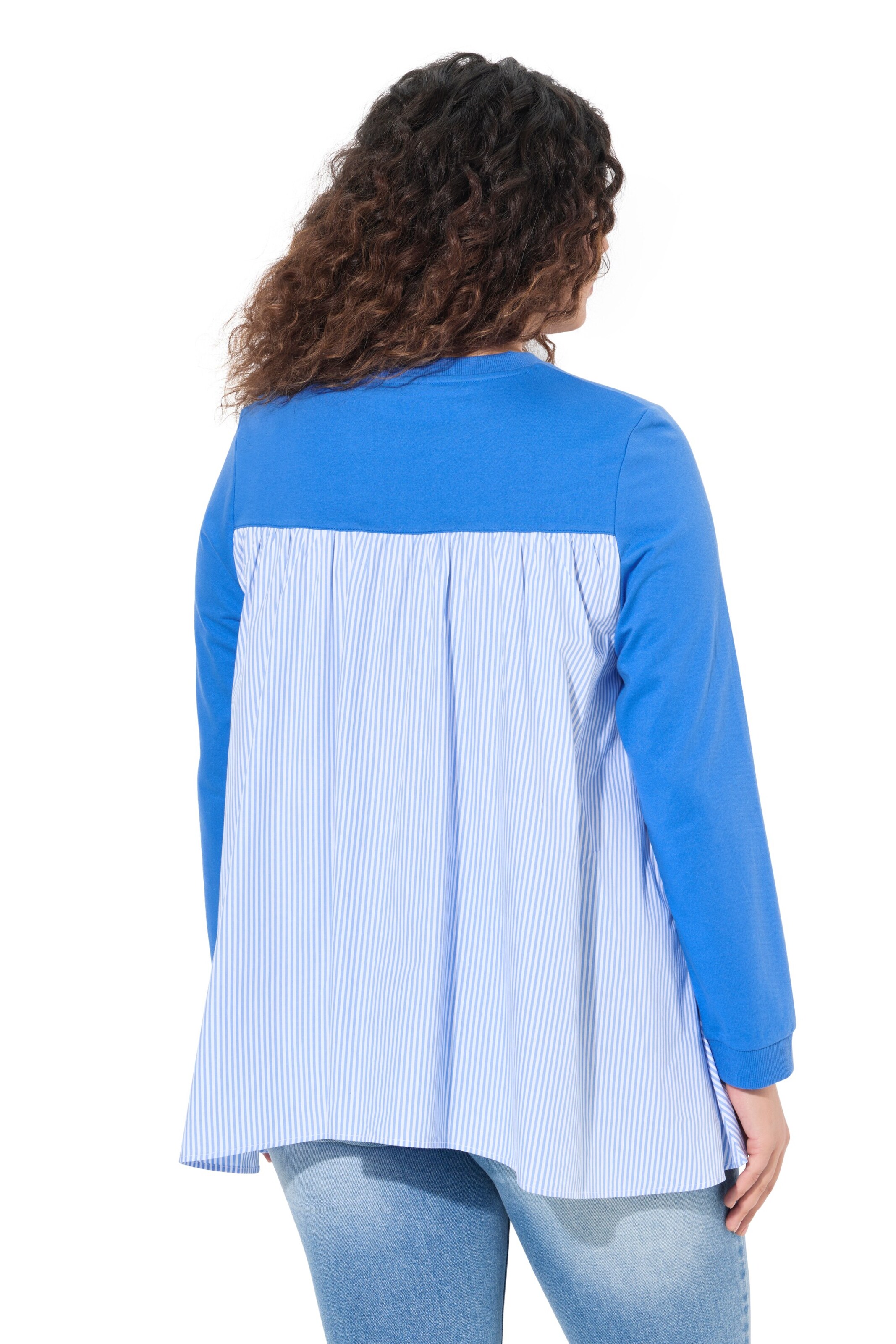 Ulla Popken Sweatshirt in Blue