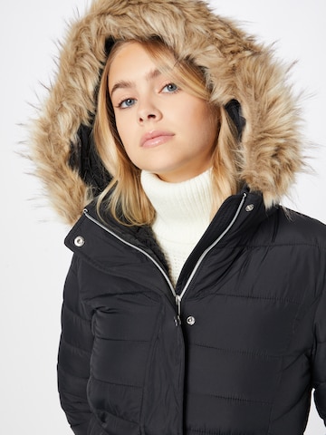 HOLLISTER Zimní kabát – černá