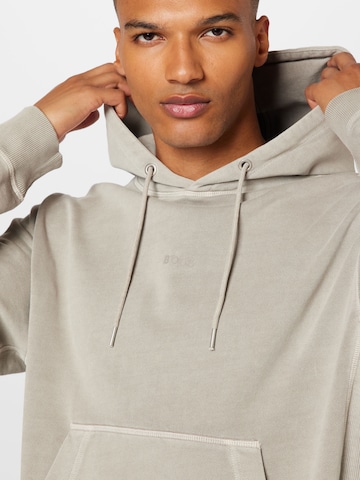 BOSS Sweatshirt 'Wefadehoody' in Grey