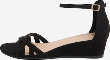 juoda Friends Like These Basutės su dirželiais: priekis