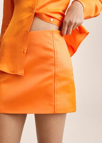 MANGO Nederdel i orange
